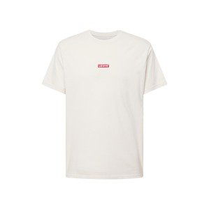 LEVI'S ® Tričko 'Relaxed Baby Tab Short Sleeve Tee'  červená / biela / šedobiela