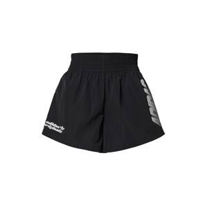 ADIDAS ORIGINALS Nohavice 'Side Graphics High-Waisted'  sivá / čierna / biela