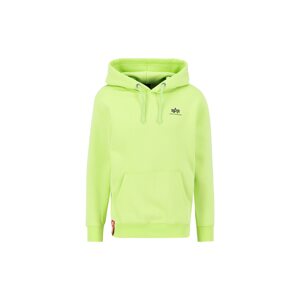 ALPHA INDUSTRIES Mikina  svetlozelená / čierna