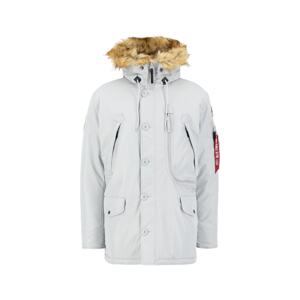 ALPHA INDUSTRIES Zimná parka 'Polar'  svetlosivá