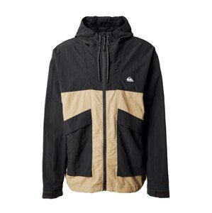 QUIKSILVER Outdoorová bunda 'HIGH HORIZON'  svetlobéžová / čierna / biela