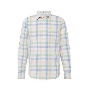LEVI'S ® Košeľa 'Sunset 1 Pocket Standard'  modrosivá / svetlomodrá / svetložltá / svetlozelená