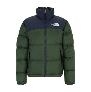 THE NORTH FACE Zimná bunda 'M 1996 Retro Nuptse'  námornícka modrá / tmavozelená / biela