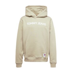 Tommy Jeans Mikina 'Classics'  námornícka modrá / pastelovo zelená / červená / biela