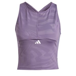 ADIDAS PERFORMANCE Športový top 'Techfit'  fialová / biela