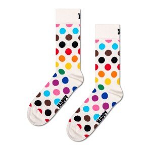 Happy Socks Ponožky 'Pride Dots'  modrá / žltá / červená / biela