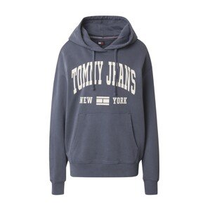 Tommy Jeans Mikina  svetlobéžová / modrosivá