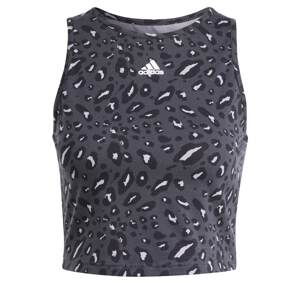 ADIDAS SPORTSWEAR Top  sivá / čierna / biela