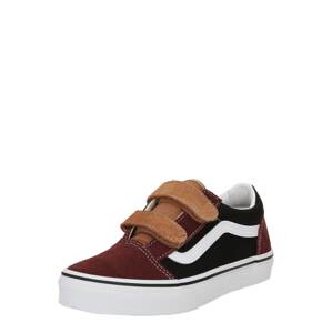 VANS Tenisky 'Old Skool V'  hnedá / čierna / biela