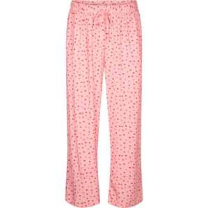 Zizzi Pyžamové nohavice  ružová