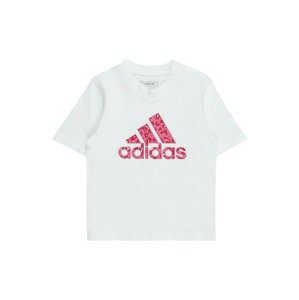 ADIDAS SPORTSWEAR Funkčné tričko  purpurová / svetloružová / biela