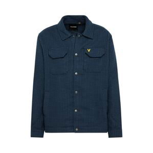 Lyle & Scott Prechodná bunda  modrá / námornícka modrá / žltá