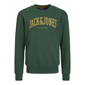 Jack & Jones Junior Mikina 'Josh'  karí / tmavozelená