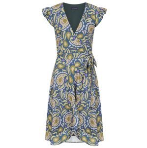 HotSquash Šaty  modrá / olivová / prírodná biela