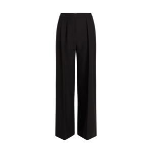 Karl Lagerfeld Plisované nohavice  čierna