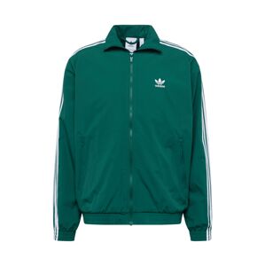 ADIDAS ORIGINALS Prechodná bunda  zelená / biela