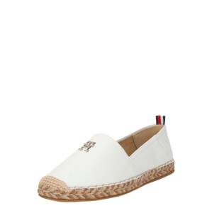 TOMMY HILFIGER Espadrilky  svetlobéžová / námornícka modrá / červená / biela