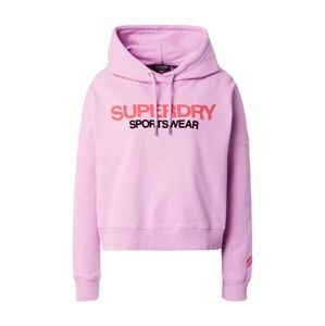 Superdry Mikina  orgovánová / červená / čierna