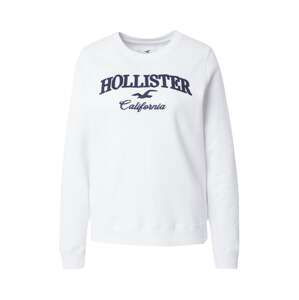 HOLLISTER Mikina 'EMEA'  námornícka modrá / biela