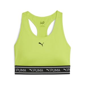 PUMA Športová podprsenka '4KEEPS'  zelená / čierna