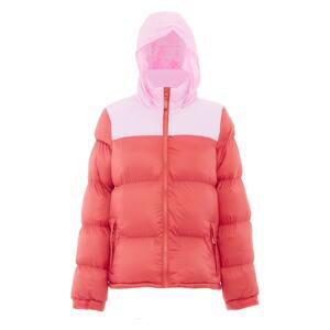 MO Zimná bunda  svetloružová / svetločervená