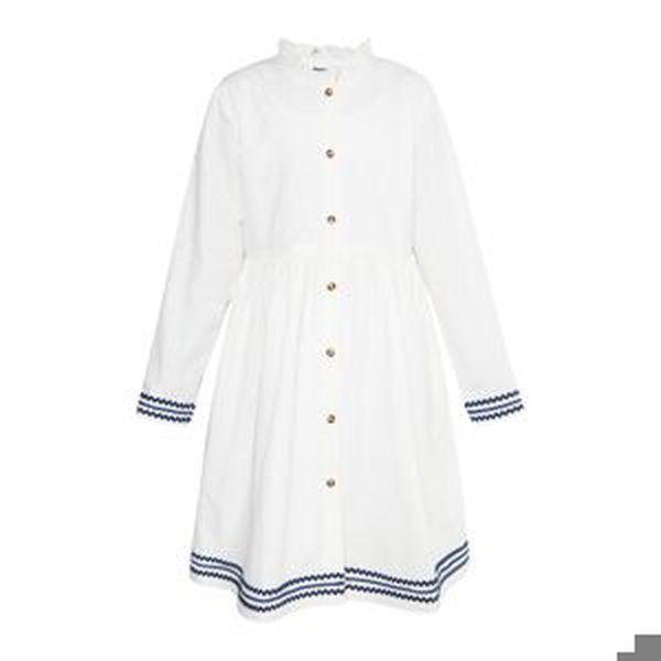 DreiMaster Vintage Šaty  tmavomodrá / biela