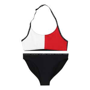 TOMMY HILFIGER Bikiny  námornícka modrá / ohnivo červená / biela