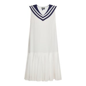 DreiMaster Vintage Šaty  námornícka modrá / šedobiela
