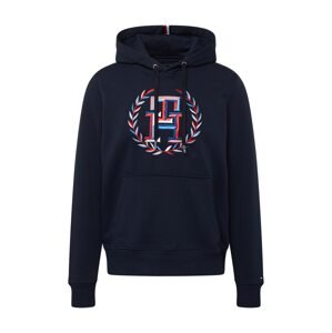 TOMMY HILFIGER Mikina 'LAUREL'  modrá / námornícka modrá / červená / biela