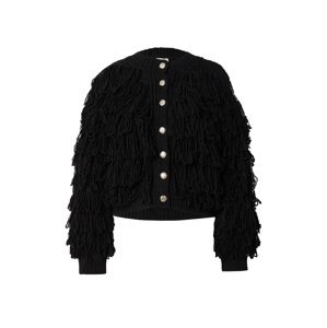 River Island Kardigán 'FRINGE'  čierna