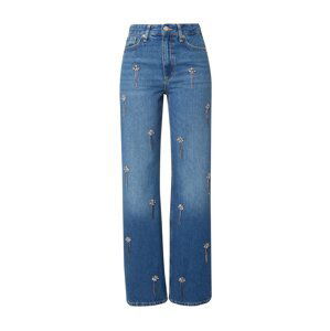 River Island Džínsy 'EMILE'  modrá denim / strieborná