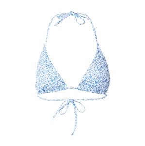 HOLLISTER Bikinový top  modrá / svetlomodrá / šedobiela