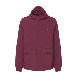 Lyle & Scott Prechodná bunda  žltá / vínovo červená / čierna