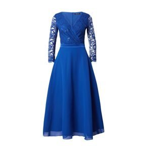 SWING Večerné šaty  kráľovská modrá