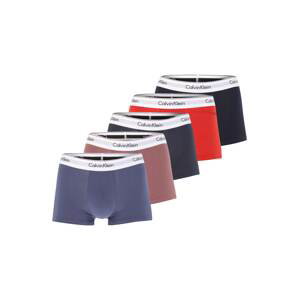 Calvin Klein Underwear Boxerky  modrá / námornícka modrá / tmavomodrá / hrdzavohnedá / červená