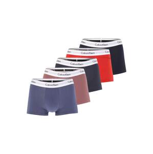 Calvin Klein Underwear Boxerky  modrá / námornícka modrá / tmavomodrá / hrdzavohnedá / červená