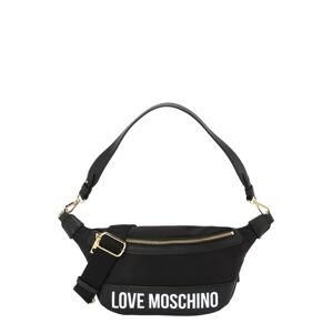 Love Moschino Ľadvinka 'CITY LOVERS'  čierna / biela