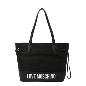 Love Moschino Shopper 'CITY LOVERS'  čierna / biela