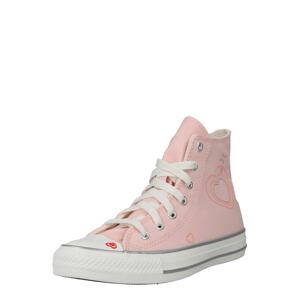 CONVERSE Tenisky 'Chuck Taylor All Star'  ružová / červená / strieborná / biela