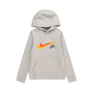 Nike Sportswear Mikina  žltá / svetlosivá / oranžová / čierna