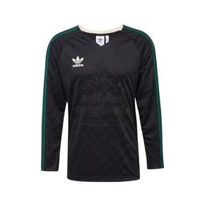 ADIDAS ORIGINALS Tričko  tmavozelená / čierna / biela