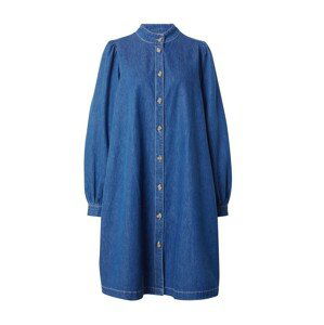 MSCH COPENHAGEN Košeľové šaty 'Shayla'  modrá denim