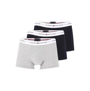 Tommy Hilfiger Underwear Boxerky 'Essential'  tmavomodrá / sivá melírovaná / červená / biela