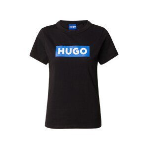 HUGO Blue Tričko 'Classic'  modrá / čierna / biela