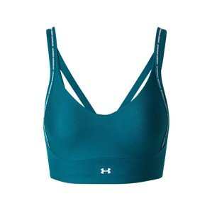 UNDER ARMOUR Športová podprsenka 'Infinity'  modrozelená / biela