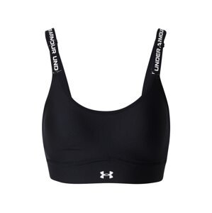 UNDER ARMOUR Športová podprsenka 'Infinity 2.0'  čierna / biela