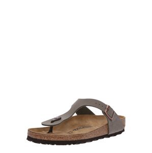 BIRKENSTOCK Sandále 'Gizeh'  tmavošedá