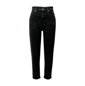 LEVI'S Džínsy 'HIGH WAISTED MOM JEAN BLACKS'  čierny denim