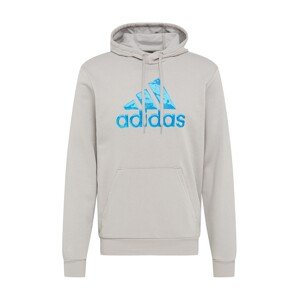 ADIDAS PERFORMANCE Športová mikina  vodová / svetlosivá