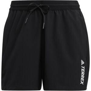 ADIDAS TERREX Športové nohavice 'Liteflex'  čierna / biela